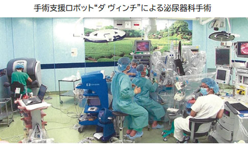 手術支援ロボット“ダ ヴィンチ”による泌尿器科手術
